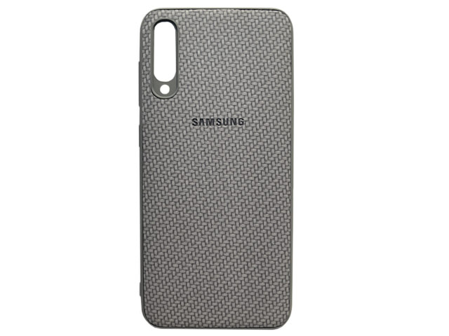Чехол Yotrix CarbonCase для Samsung Galaxy A50 (серый, гелевый)