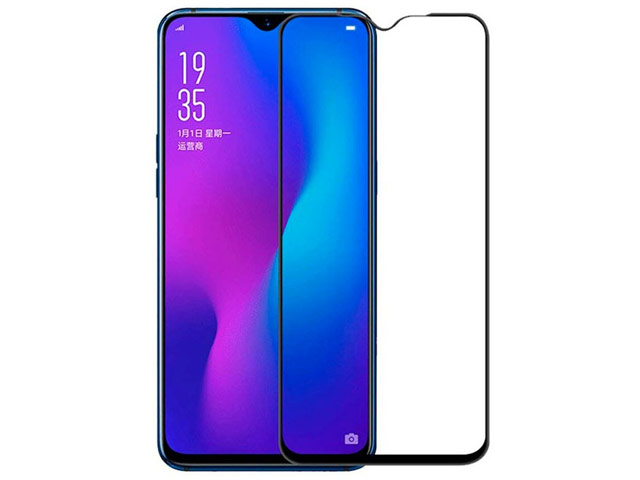 Защитное стекло Yotrix 3D Pro Glass Protector для Oppo RX17 Neo (черное)