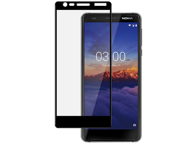 Защитное стекло Yotrix 3D Glass Protector для Nokia 5.1 (черное)