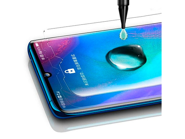 Защитное стекло Yotrix 3D UV Glass Protector для Huawei P30 pro (прозрачное)