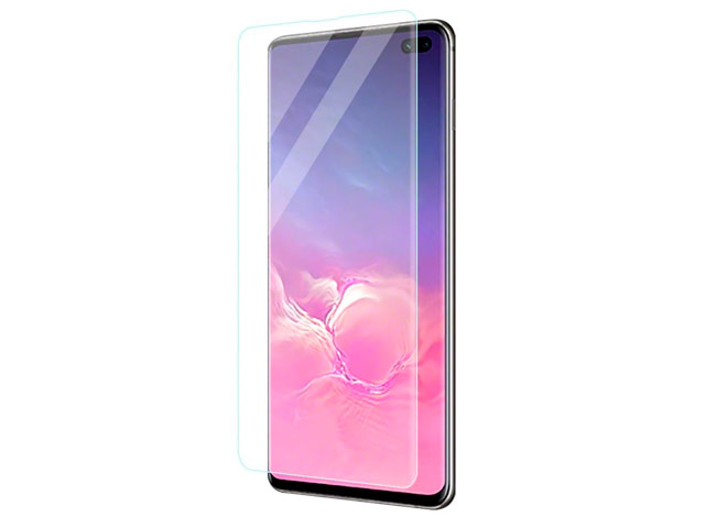 Защитное стекло Yotrix 3D UV Glass Protector для Samsung Galaxy S10 plus (прозрачное)