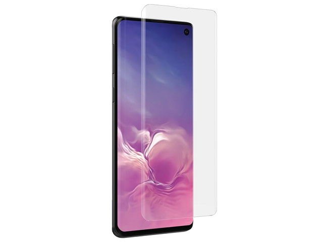 Защитное стекло Yotrix 3D UV Glass Protector для Samsung Galaxy S10 (прозрачное)