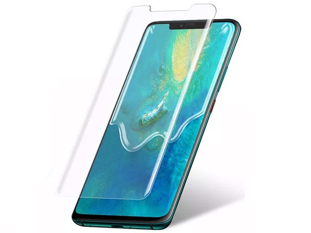 Защитное стекло Yotrix 3D UV Glass Protector для Huawei Mate 20 pro (прозрачное)