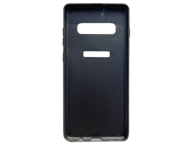 Чехол Yotrix TwistCase для Samsung Galaxy S10 plus (черный, кожаный)