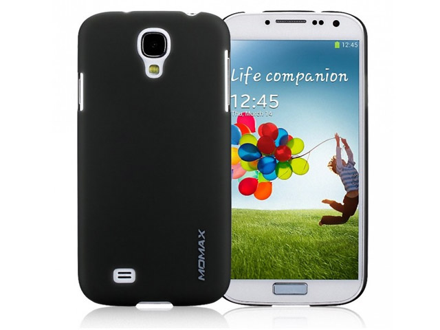 Чехол Momax Ultra Tough Clear Touch Case для Samsung Galaxy S4 i9500 (черный, пластиковый)