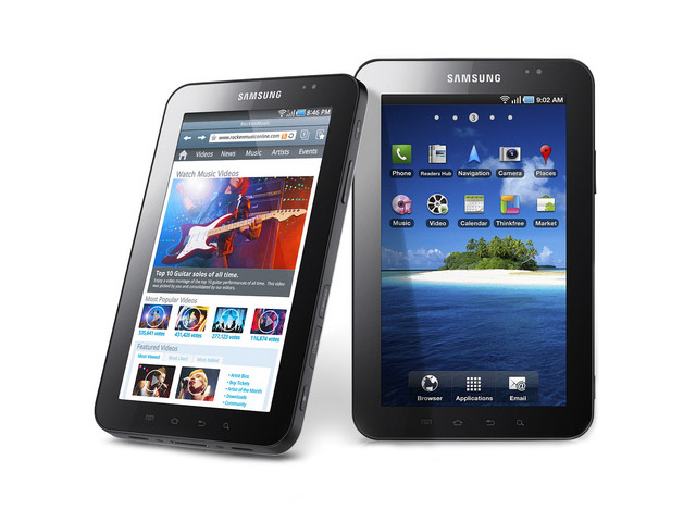 Макет Samsung Galaxy Tab P1000