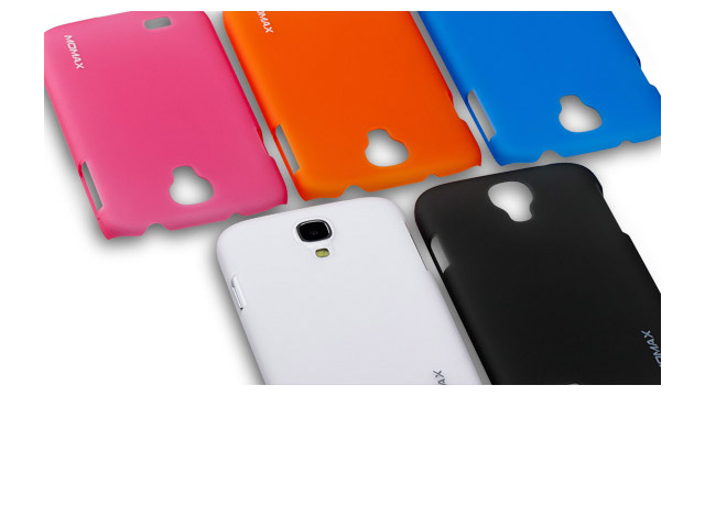 Чехол Momax Ultra Tough Clear Touch Case для Samsung Galaxy S4 i9500 (оранжевый, пластиковый)