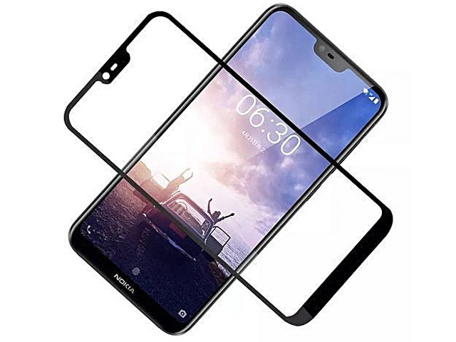 Защитное стекло Yotrix 3D Pro Glass Protector для Nokia 6.1 plus (черное)