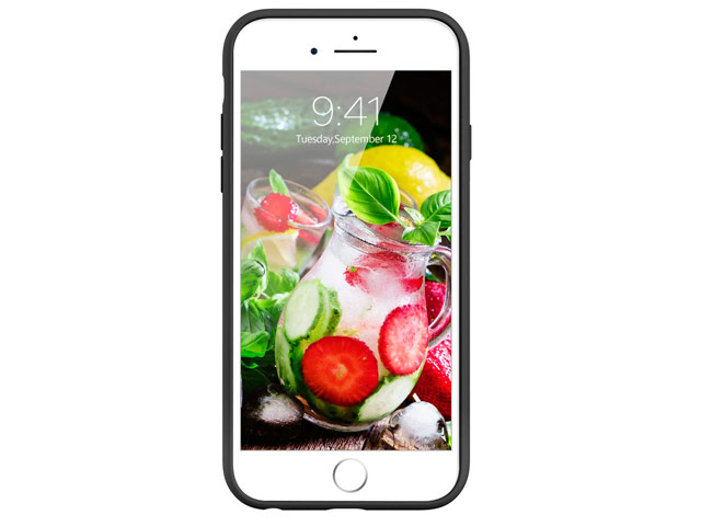 Чехол Yotrix LiquidSilicone для Apple iPhone 6S (черный, гелевый)