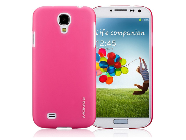 Чехол Momax Ultra Tough Clear Touch Case для Samsung Galaxy S4 i9500 (розовый, пластиковый)