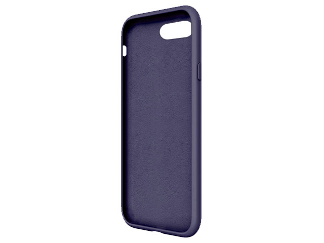 Чехол Yotrix LiquidSilicone для Apple iPhone 8 plus (фиолетовый, гелевый)