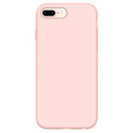 Чехол Yotrix LiquidSilicone для Apple iPhone 8 plus (светло-розовый, гелевый)