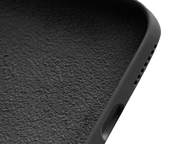 Чехол Yotrix LiquidSilicone для Apple iPhone XS (черный, гелевый)