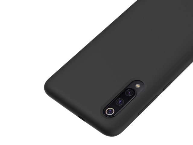 Чехол Yotrix LiquidSilicone для Xiaomi Mi 9 (черный, гелевый)