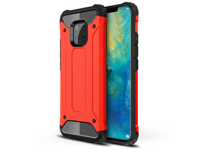 Чехол Yotrix Defense case для Huawei Mate 20 pro (оранжевый, пластиковый)