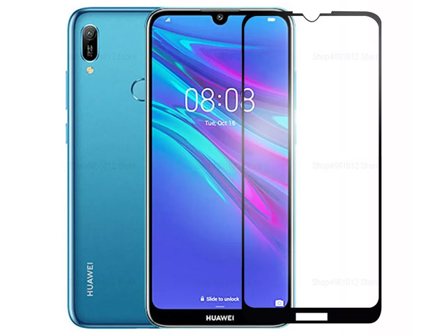 Защитное стекло Yotrix 3D Pro Glass Protector для Huawei Y6 2019 (черное)