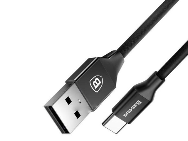 USB-кабель Baseus Yiven Cable (USB Type C, черный, 1.2 м, 3A)