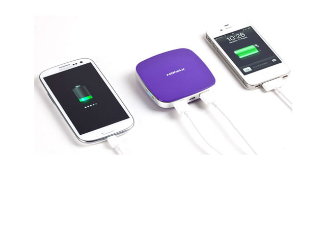 Внешняя батарея Momax iPower M1 универсальная (белая, 3200 mAh, Lightning/microUSB/30pin)