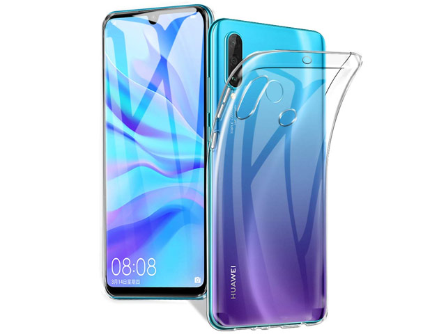 Чехол Yotrix UltrathinCase для Huawei P30 lite (прозрачный, гелевый)