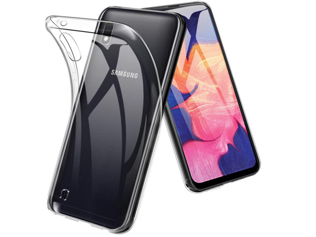 Чехол Yotrix UltrathinCase для Samsung Galaxy A10 (прозрачный, гелевый)