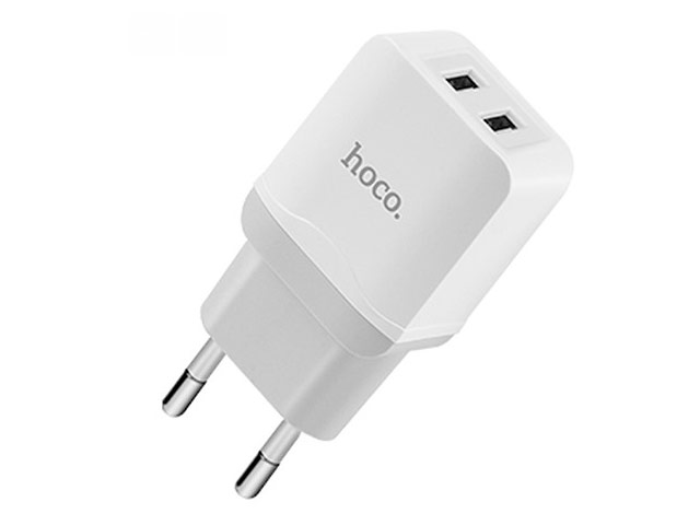 Зарядное устройство Hoco Superior Charger C33A универсальное (сетевое, 2.4A, 2xUSB, белое)