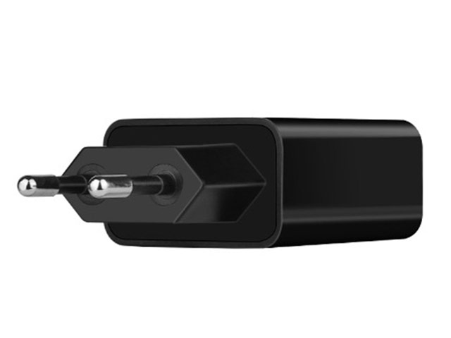 Зарядное устройство Hoco Cool Double Charger C25A универсальное (сетевое, 2.1A, 2xUSB, индикация, черное)
