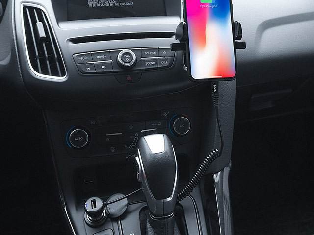Зарядное устройство Hoco Ascender Charger Z21A универсальное (автомобильное, 3.4A, USB, Lightning, черное)