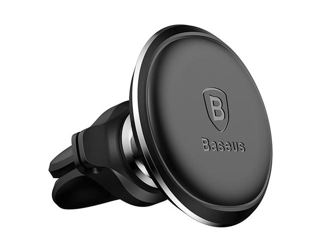 Автомобильный держатель Baseus Magnetic Air Vent Car Mount универсальный (черный, на диффузор)