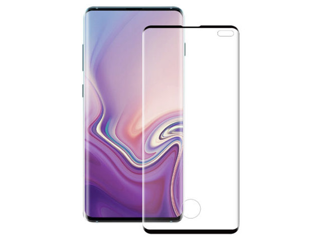 Защитное стекло Yotrix 3D Advance Glass Protector для Samsung Galaxy S10 plus (черное)