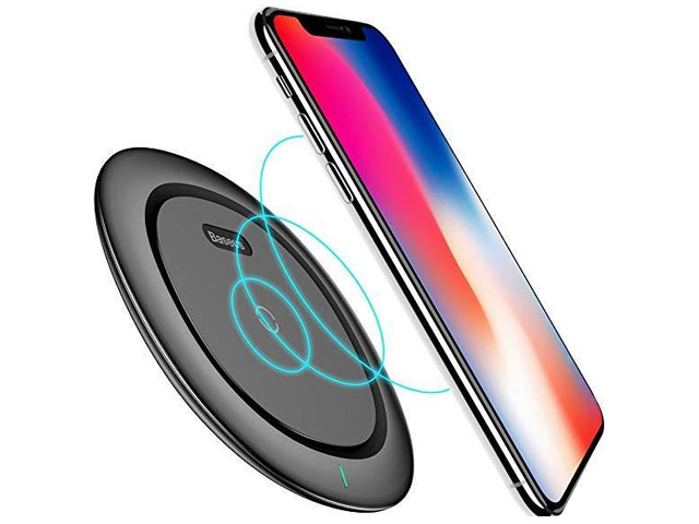 Беспроводное зарядное устройство Baseus Ufo Wireless Charger (черное, Fast Charge, стандарт QI)