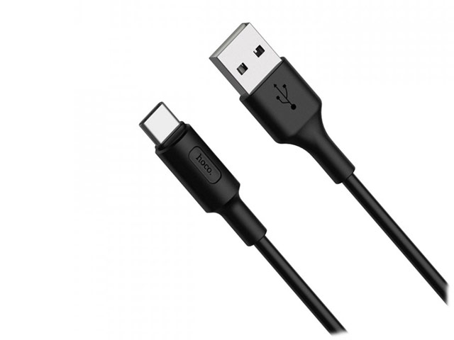 USB-кабель hoco Soarer Cable X25 (USB Type C, черный, 1 м)
