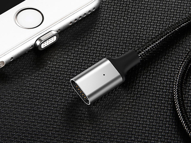 USB-кабель Baseus Insnap Magnetic Cable (Lightning, черный, 1.2 м, магнитный, 2A)