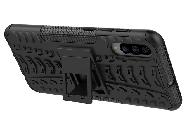 Чехол Yotrix Shockproof case для Samsung Galaxy A70 (оранжевый, пластиковый)