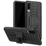 Чехол Yotrix Shockproof case для Samsung Galaxy A70 (черный, пластиковый)