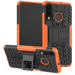 Чехол Yotrix Shockproof case для Huawei P30 lite (оранжевый, пластиковый)