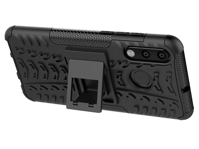 Чехол Yotrix Shockproof case для Huawei P30 lite (оранжевый, пластиковый)