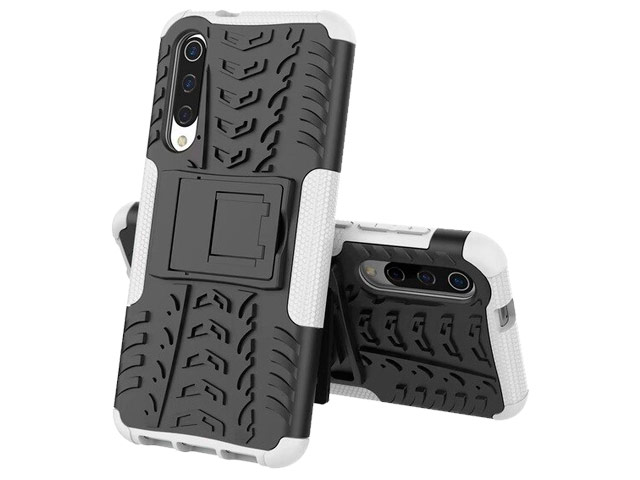 Чехол Yotrix Shockproof case для Xiaomi Mi 9 (белый, пластиковый)