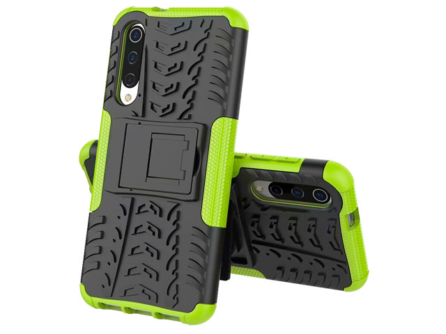 Чехол Yotrix Shockproof case для Xiaomi Mi 9 (зеленый, пластиковый)