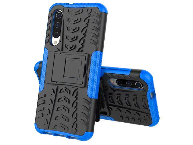 Чехол Yotrix Shockproof case для Xiaomi Mi 9 (синий, пластиковый)