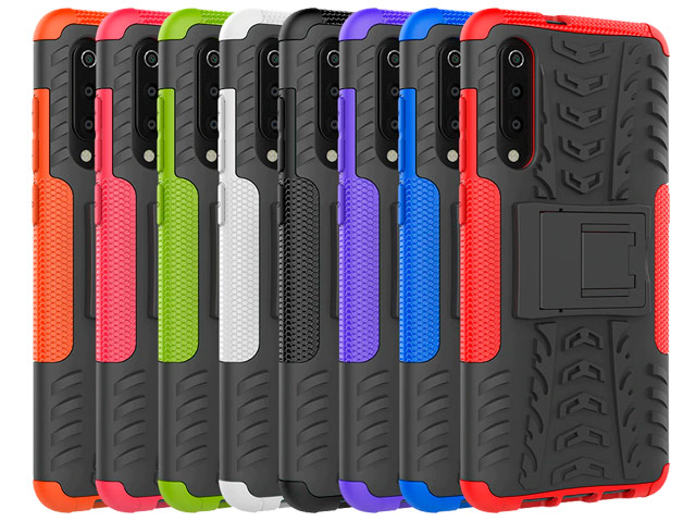Чехол Yotrix Shockproof case для Xiaomi Mi 9 (фиолетовый, пластиковый)
