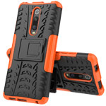 Чехол Yotrix Shockproof case для Xiaomi Mi 9T (оранжевый, пластиковый)