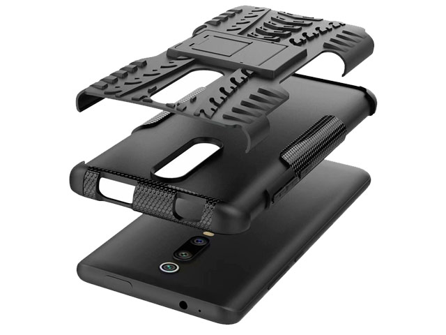 Чехол Yotrix Shockproof case для Xiaomi Mi 9T (розовый, пластиковый)