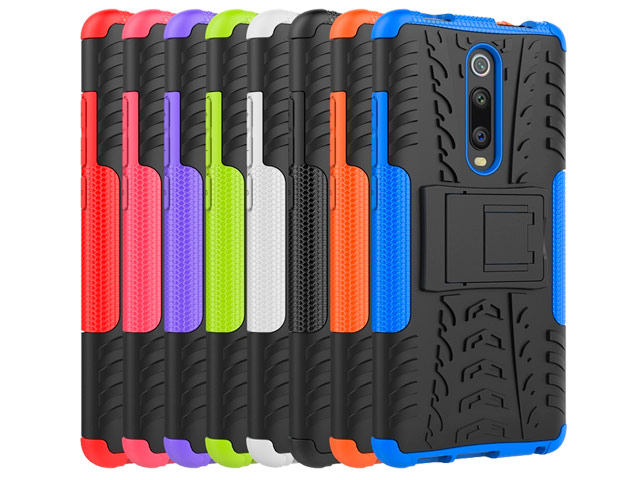 Чехол Yotrix Shockproof case для Xiaomi Mi 9T (синий, пластиковый)