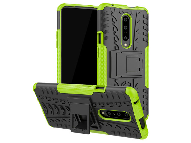 Чехол Yotrix Shockproof case для OnePlus 7 pro (зеленый, пластиковый)