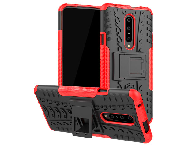 Чехол Yotrix Shockproof case для OnePlus 7 pro (красный, пластиковый)