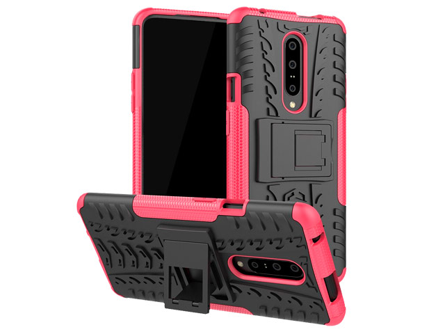 Чехол Yotrix Shockproof case для OnePlus 7 pro (розовый, пластиковый)