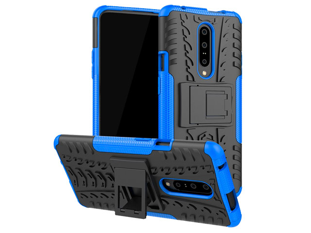 Чехол Yotrix Shockproof case для OnePlus 7 pro (синий, пластиковый)