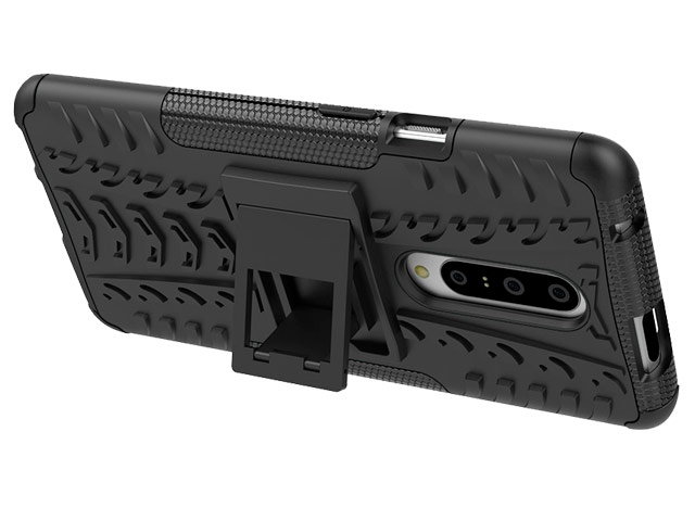 Чехол Yotrix Shockproof case для OnePlus 7 pro (черный, пластиковый)