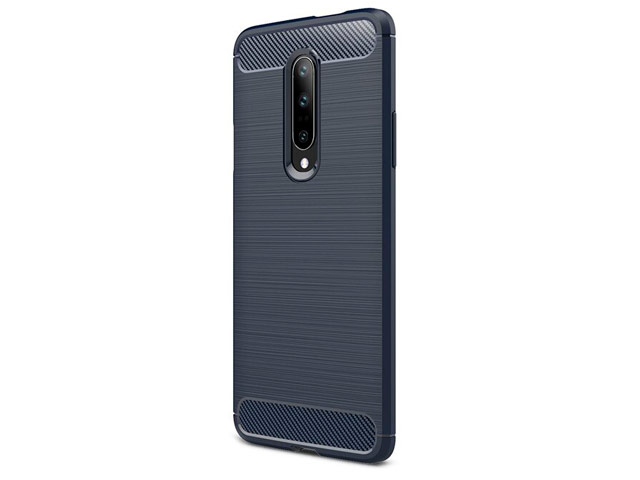 Чехол Yotrix Rugged Armor для OnePlus 7 pro (синий, гелевый)