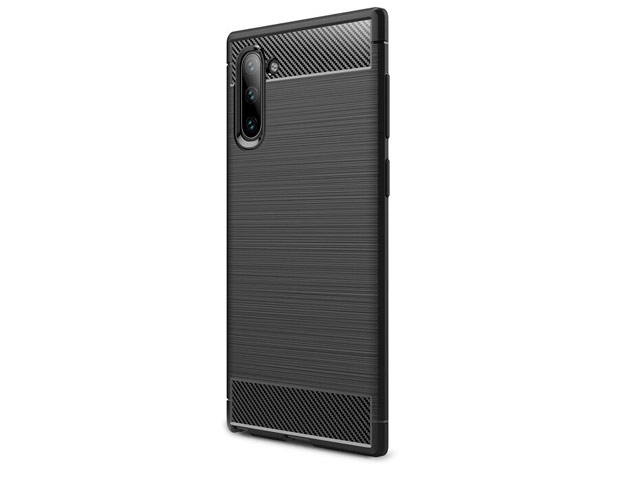 Чехол Yotrix Rugged Armor для Samsung Galaxy Note 10 (черный, гелевый)